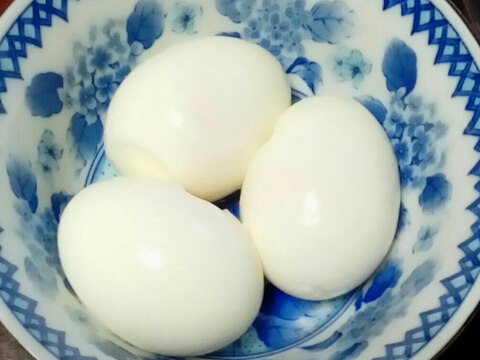 水筒で半熟ゆで卵の作り方